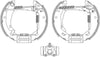 Mintex Brake Shoes Full Set Of 4 Rear With Wheel Brake Cylinder With Adjuster Pre-Assembled MSP125 thumbnail