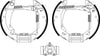 Mintex Brake Shoes Full Set Of 4 Rear With Wheel Brake Cylinder With Adjuster Pre-Assembled MSP125 thumbnail