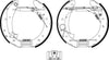 Mintex Brake Shoes Full Set Of 4 Rear With Wheel Brake Cylinder With Adjuster Pre-Assembled MSP128 thumbnail