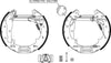 Mintex Brake Shoes Full Set Of 4 Rear With Wheel Brake Cylinder With Adjuster Pre-Assembled MSP129 thumbnail