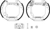 Mintex Brake Shoes Full Set Of 4 Rear With Wheel Brake Cylinder With Adjuster Pre-Assembled MSP131 thumbnail