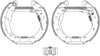 Mintex Brake Shoes Full Set Of 4 Rear With Wheel Brake Cylinder With Adjuster Pre-Assembled MSP137 thumbnail
