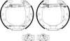 Mintex Brake Shoes Full Set Of 4 Rear With Wheel Brake Cylinder With Adjuster Pre-Assembled MSP141 thumbnail