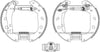 Mintex Brake Shoes Full Set Of 4 Rear With Wheel Brake Cylinder With Adjuster Pre-Assembled MSP161 thumbnail