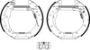 Mintex Brake Shoes Full Set Of 4 Rear With Wheel Brake Cylinder With Adjuster Pre-Assembled MSP201 thumbnail
