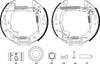 Mintex Brake Shoes Full Set Of 4 Rear With Wheel Brake Cylinder With Adjuster Pre-Assembled MSP220 thumbnail