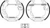 Mintex Brake Shoes Full Set Of 4 Rear With Wheel Brake Cylinder With Adjuster Pre-Assembled MSP221 thumbnail