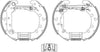 Mintex Brake Shoes Full Set Of 4 Rear With Wheel Brake Cylinder With Adjuster Pre-Assembled MSP236 thumbnail