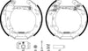 Mintex Brake Shoes Full Set Of 4 Rear With Wheel Brake Cylinder With Adjuster Pre-Assembled MSP414 thumbnail