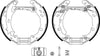 Mintex Brake Shoes Full Set Of 4 Rear With Wheel Brake Cylinder With Adjuster Pre-Assembled MSP245 thumbnail