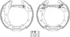 Mintex Brake Shoes Full Set Of 4 Rear With Wheel Brake Cylinder With Adjuster Pre-Assembled MSP246 thumbnail
