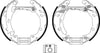Mintex Brake Shoes Full Set Of 4 Rear With Wheel Brake Cylinder With Adjuster Pre-Assembled MSP246 thumbnail
