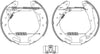 Mintex Brake Shoes Full Set Of 4 Rear With Wheel Brake Cylinder With Adjuster Pre-Assembled MSP247 thumbnail
