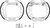 Mintex Brake Shoes Full Set Of 4 Rear With Wheel Brake Cylinder With Adjuster Pre-Assembled MSP276 thumbnail