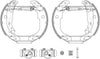 Mintex Brake Shoes Full Set Of 4 Rear With Wheel Brake Cylinder With Adjuster Pre-Assembled MSP277 thumbnail
