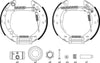 Mintex Brake Shoes Full Set Of 4 Rear With Wheel Brake Cylinder With Adjuster Pre-Assembled MSP281 thumbnail