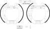 Mintex Brake Shoes Full Set Of 4 Rear With Wheel Brake Cylinder With Adjuster Pre-Assembled MSP286 thumbnail