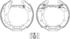 Mintex Brake Shoes Full Set Of 4 Rear With Wheel Brake Cylinder With Adjuster Pre-Assembled MSP288 thumbnail