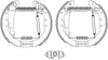 Mintex Brake Shoes Full Set Of 4 Rear With Wheel Brake Cylinder With Adjuster Pre-Assembled MSP298 thumbnail