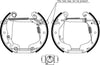 Mintex Brake Shoes Full Set Of 4 Rear With Wheel Brake Cylinder With Adjuster Pre-Assembled MSP299 thumbnail