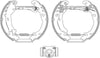 Mintex Brake Shoes Full Set Of 4 Rear With Wheel Brake Cylinder With Adjuster Pre-Assembled MSP304 thumbnail
