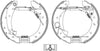 Mintex Brake Shoes Full Set Of 4 Rear With Wheel Brake Cylinder With Adjuster Pre-Assembled MSP306 thumbnail