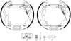 Mintex Brake Shoes Full Set Of 4 Rear With Wheel Brake Cylinder With Adjuster Pre-Assembled MSP312 thumbnail