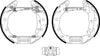 Mintex Brake Shoes Full Set Of 4 Rear With Wheel Brake Cylinder With Adjuster Pre-Assembled MSP318 thumbnail
