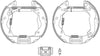 Mintex Brake Shoes Full Set Of 4 Rear With Wheel Brake Cylinder With Adjuster Pre-Assembled MSP320 thumbnail