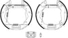 Mintex Brake Shoes Full Set Of 4 Rear With Wheel Brake Cylinder With Adjuster Pre-Assembled MSP320 thumbnail