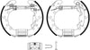 Mintex Brake Shoes Full Set Of 4 Rear With Wheel Brake Cylinder With Adjuster Pre-Assembled MSP331 thumbnail