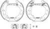 Mintex Brake Shoes Full Set Of 4 Rear With Wheel Brake Cylinder With Adjuster Pre-Assembled MSP332 thumbnail