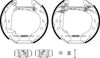 Mintex Brake Shoes Full Set Of 4 Rear With Wheel Brake Cylinder With Adjuster Pre-Assembled MSP400 thumbnail