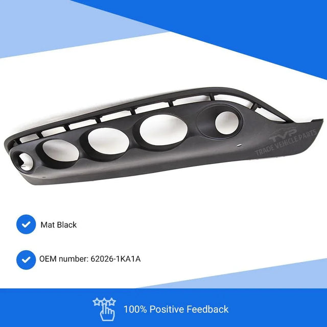 Fits Nissan Juke 2010-2014 Front Bumper Lower Mat Grey - image 2