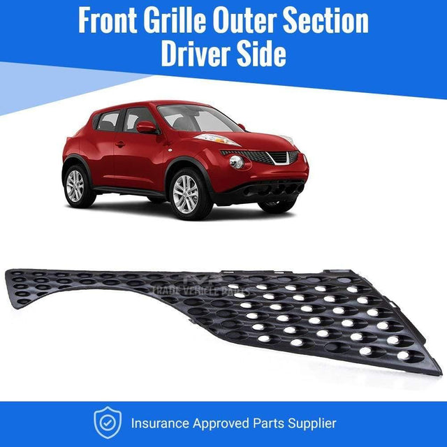 Fits Nissan Juke 2010-2014 Front Grille Driver Side Outer Section - image 2