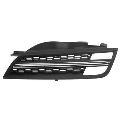 Fits Nissan Micra 2005-2010 Front Bumper Grille With Chrome Moulding Passenger Side - tradevehicleparts.co.uk
