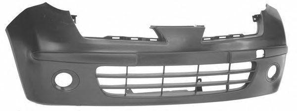 Fits Nissan Micra 2006-2010 Front Bumper Black With Fog Holes No Pdc Or Washer Holes Standard Models - image 2