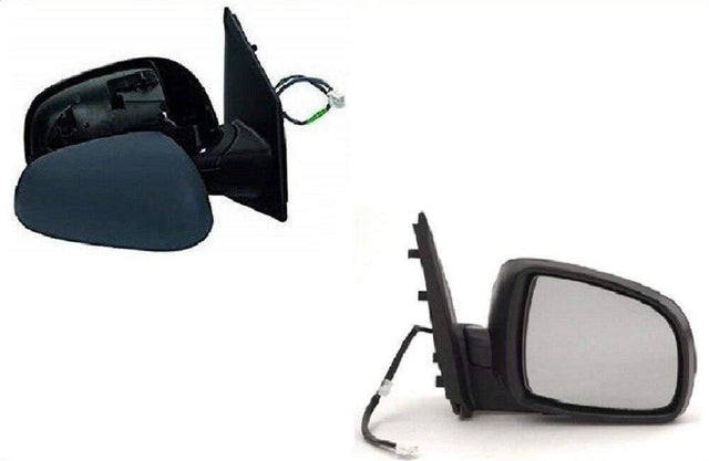 Fits Nissan Note 2006-2013 Door Wing Mirror Electric Heated Primed Cover Driver Side - image 2