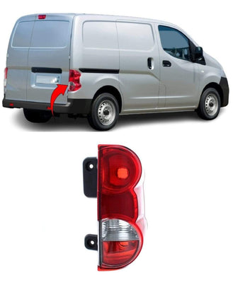 Fits Nissan Nv200 2010- Rear Light Lamp Driver Side Not Electric Models - tradevehicleparts.co.uk