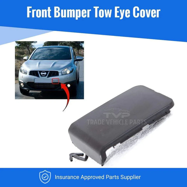 Fits Nissan Qashqai 2007-2010 Front Bumper Towing Eye Cover - image 2