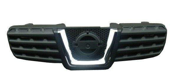 Nissan Qashqai 2007-2010 Front Main Grille With Chrome Trim