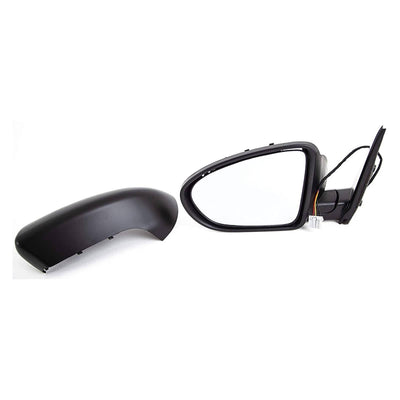 Fits Nissan Qashqai 2007-2013 Door Wing Mirror Electric Heated Primed Cover Passenger Side - tradevehicleparts.co.uk