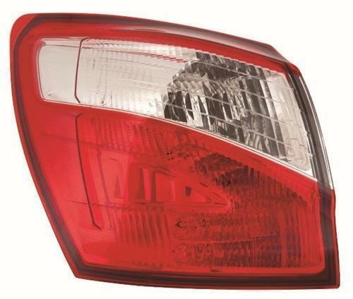Nissan Qashqai 2010-2013 Rear Light Lamp Outer Section Passenger Side Led