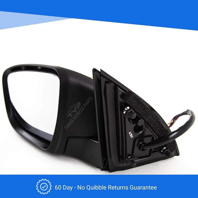 Fits Nissan Qashqai 2014- Door Wing Mirror Electric Heated Power Fold With Indicator Primed Passenger Side - image 4