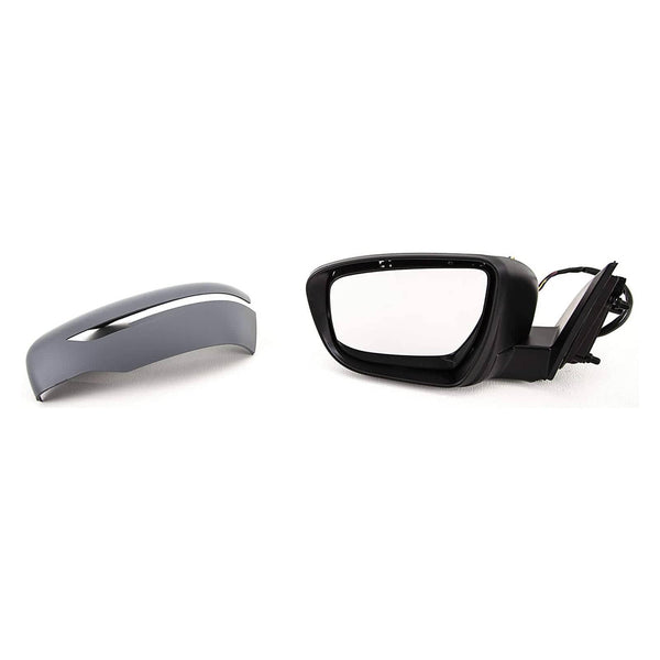 Fits Nissan Qashqai 2014- Door Wing Mirror Electric Heated Power Fold With Indicator Primed Passenger Side