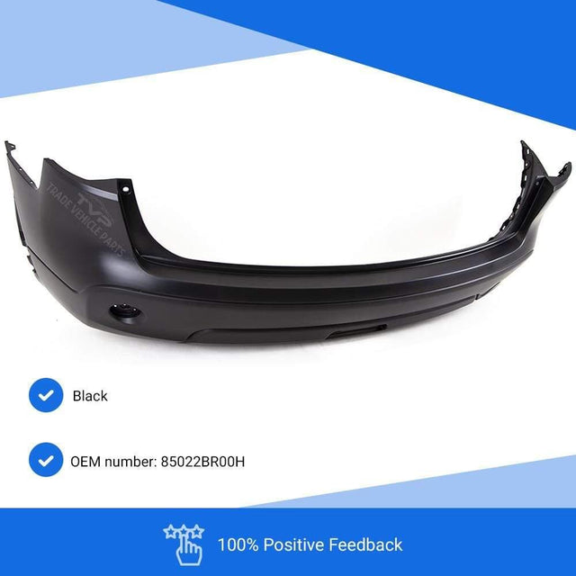 Fits Nissan Qashqai J10E 2007-2013 Rear Bumper Black - image 3