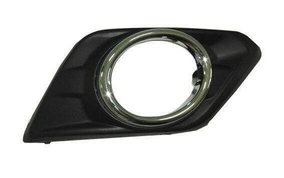 Fits Nissan X-Trail 2014-2017 Front Bumper Fog Grille With Fog Hole Chrome Ring Driver Side - image 2