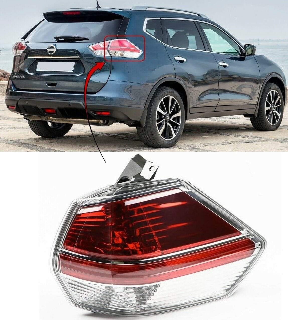 Fits Nissan X Trail 2014-2017 Rear Light Lamp Outer Section Driver Side - tradevehicleparts.co.uk