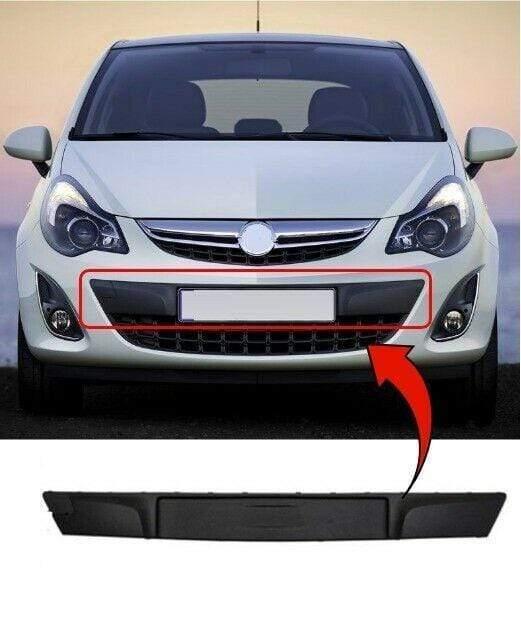 Fits Vauxhall Corsa D 2011-2014 Front Bumper Plate Holder Moulding 