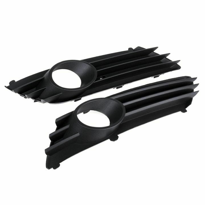 OP1536 Vauxhall Astra H 2004-2007 Front Bumper Fog Grille Pair Left & Right With Hole